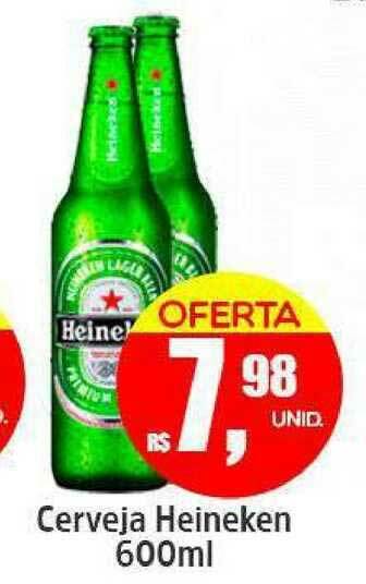 Atacado Máximo Cerveja Heineken 600ml oferta