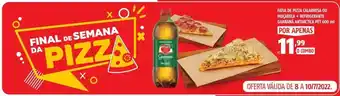 Fatia de pizza calabresa ou muçarela