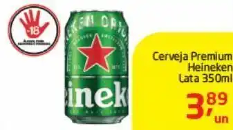 Tenda Atacado Cerveja heineken lata 350ml oferta