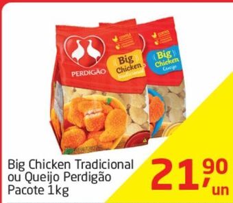 Tenda Atacado Big chicken tradicional ou queijo perdigão 1kg oferta