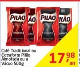 Tenda Atacado Café tradicional ou extraforte pilão almofada ou a vácuo 500g oferta