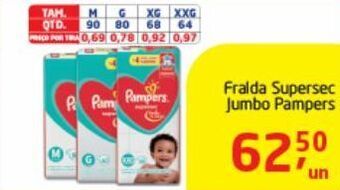 Tenda Atacado Fralda supersec jumbo pampers oferta
