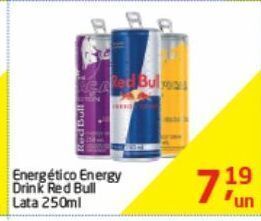Tenda Atacado Energético energy drink red bull lata 250ml oferta