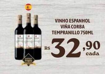 Vinho Espanhol Viña Corba Tempranillo