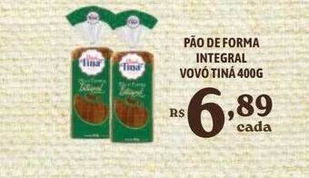 Bahamas Supermercados Pão De Forma Integral Vovó Tiná oferta