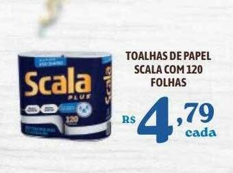 Bahamas Supermercados Toalhas De Papel Scala Com 120 Folhas oferta