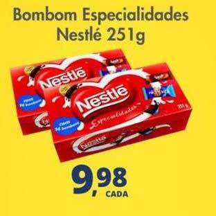 Delta Supermercados Bombom Especialidades Nestlé oferta