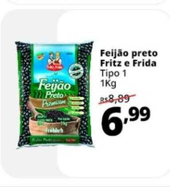 Supermercados Baklizi Feijão Preto Fritz E Frida Tipo 1 oferta