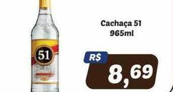 Semar Supermercado Cachaça 51 oferta