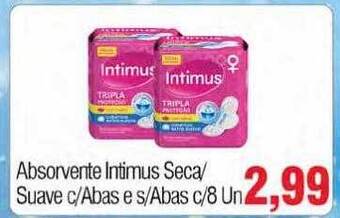 Spani Atacadista Absorvente Intimus Seca Suave C Abas E S Abas oferta