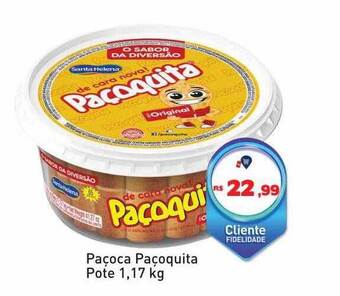 Tonin Superatacado Paçoca Paçoquita Pote 1.17kg oferta