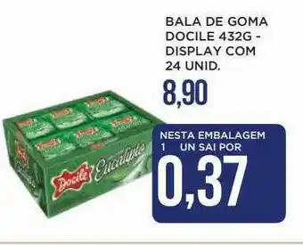 Apoio Mineiro Bala De Goma Docile oferta