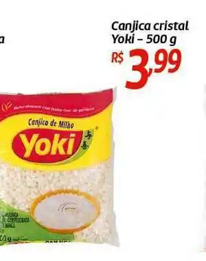 Comper Canjica Cristal Yoki 500g oferta