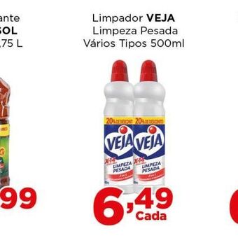 Supermercados Mundial Limpador VEJA oferta