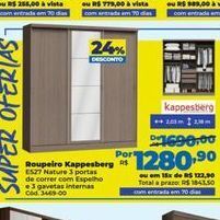 Lojas Becker Roupeiro oferta