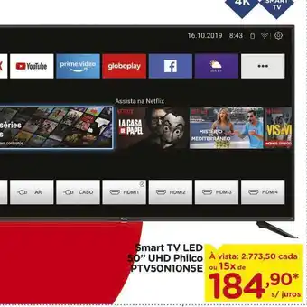 Carrefour Smart TV LED 50 polegadas oferta