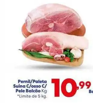 Barracão Supermercado Pernil-paleta Suina C-osso C- Pele Balcão oferta