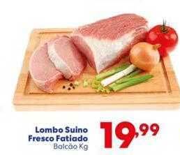 Lombo Suino Fresco Fatiado Balcão Kg