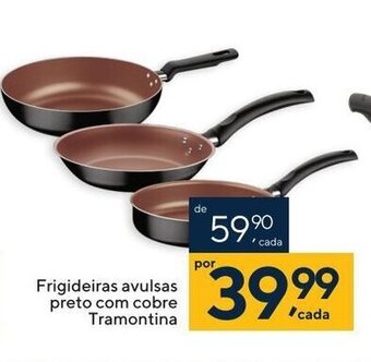 Coop Frigideiras Avulsas preto com cobre Tramontina oferta