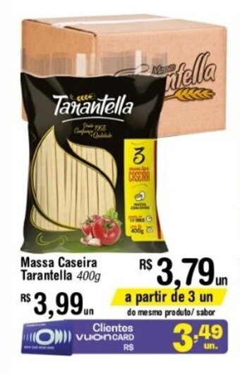 Massa caseira Tarantella 400g