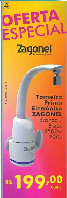 Tumkus Torneira Prima Eletrônica Zagonel oferta