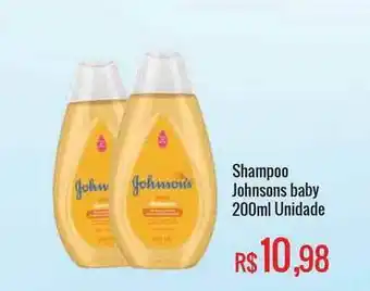 Mart Minas Shampoo Johnsons Baby 200ml oferta