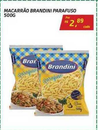 Macarrão Brandini Parafuso 500g
