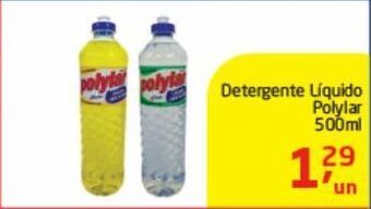 Tenda Atacado Detergente líquido polylar 500ml oferta