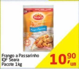 Tenda Atacado Frango a passarinho seara kg oferta