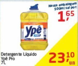 Tenda Atacado Detergente líquido ypê pro 7l oferta