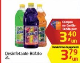 Tenda Atacado Desinfetante búfalo 2l oferta