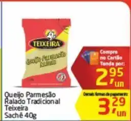 Tenda Atacado Queijo parmesão ralado teixeira 40g oferta