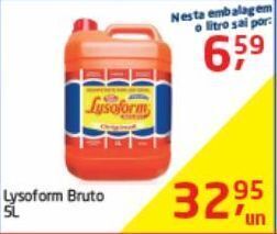 Tenda Atacado Lysoform bruto 5l oferta