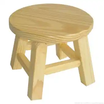 Pão de Açúcar Banqueta mini hardman madeira natural assento redondo oferta