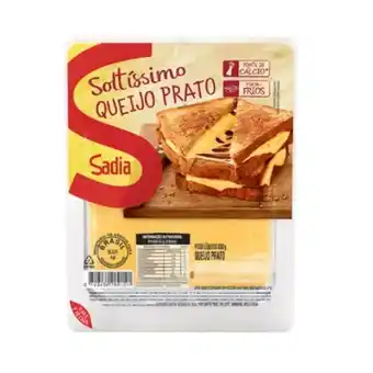 X Supermercados Queijo prato soltíssimo fatiado sadia embalagem 200g oferta