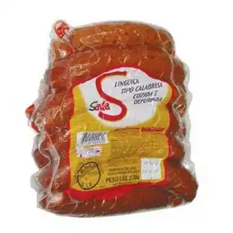 X Supermercados Linguiça calabresa sadia defumada embalagem 2,5kg oferta