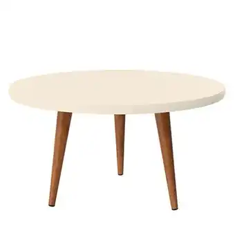Armazém Paraíba Mesa de centro patrimar skinny com tampo em mdf off white oferta