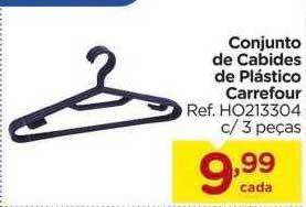 Conjunto De Cabides De Plástico Carrefour