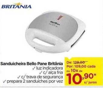 Carrefour Sanduicheira Bello Pane Britânia oferta
