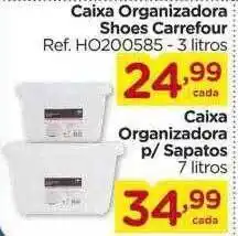 Carrefour Caixa Organizadora Shoes Carrefour Caixa Organizadora P-sapatos oferta