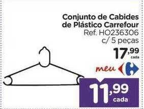 Carrefour Conjunto De Cabides De Plástico Carrefour oferta