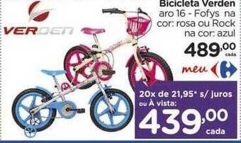 Carrefour Bicicleta Verden oferta