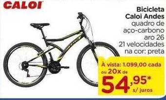 Carrefour Bicicleta Caloi Andes oferta