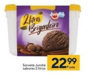 Coop Sorvete Jundia Sabores 2L oferta