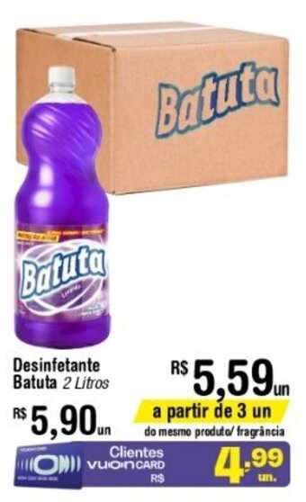 Fort Atacadista Desinfetante Batuta 2L oferta