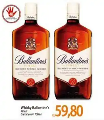 Atacadão Whisky Ballantine's Finest 750ml oferta