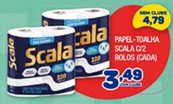 Costazul Supermercados Papel Toalha Scala c/2 Rolos oferta