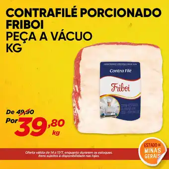 Dia Contrafile porcionado Friboi peca a vacuo 1kg oferta