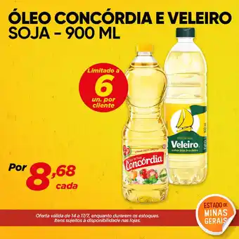 Dia Oleo Concordia e Veleiro Soja 900ml oferta