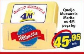 Vencedor Atacadista Queijo Mussarela Marita ou 4m peca 1kg oferta